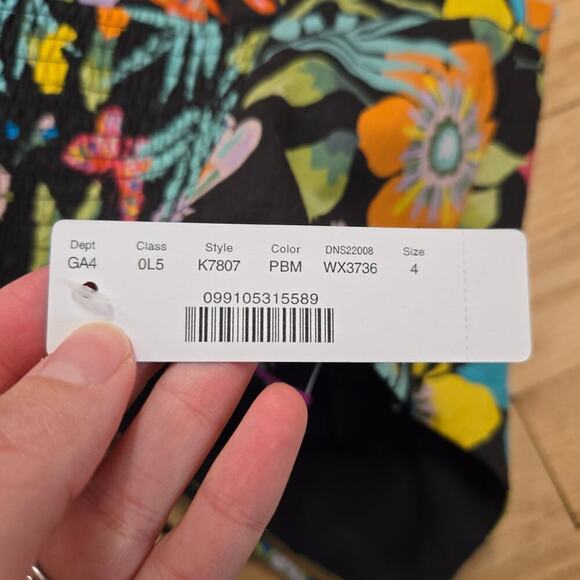 NWT J. Crew Liberty Pavilion Ruffle Floral Print Dress 4 - Picture 3 of 10